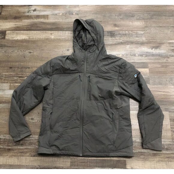 Kuhl Projekt Jacket Mens 2XL Gray Grey Full Zip Hooded Jacket - Picture 1 of 8
